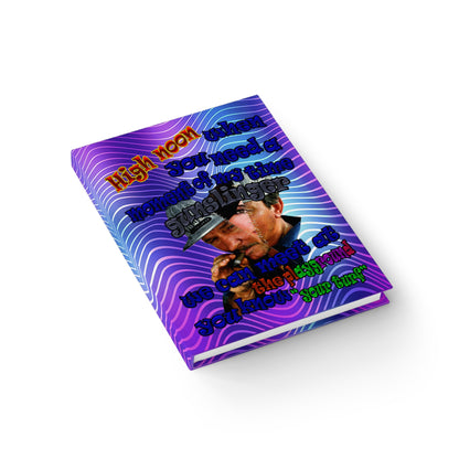 high noon - journal-lined (purple wave)