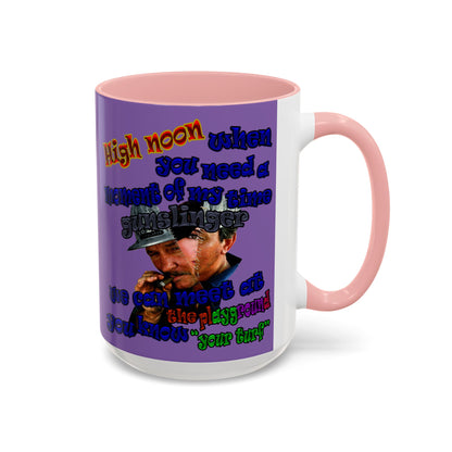 high noon - Accent Mug (light purple)