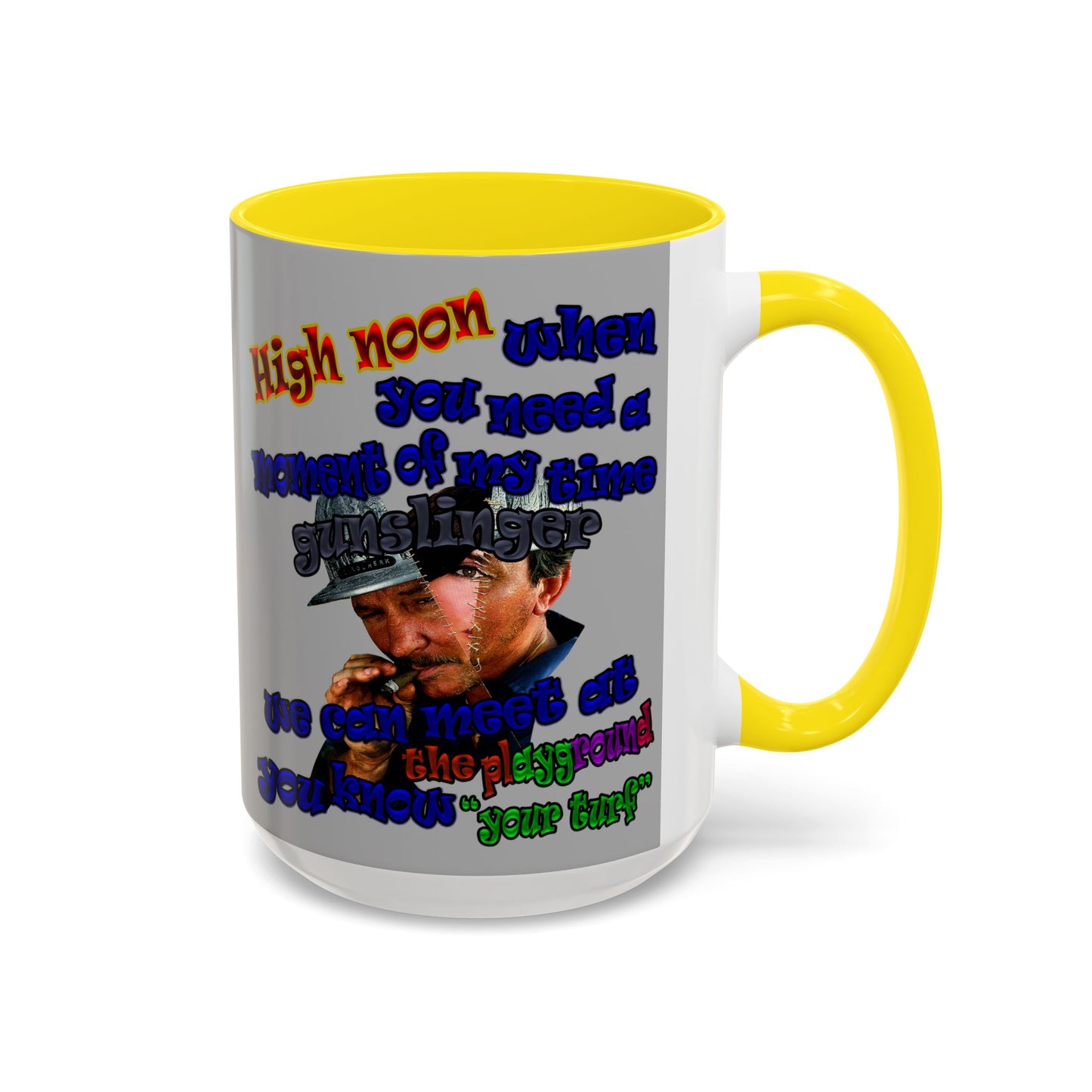 high noon - Accent Mug (light grey)