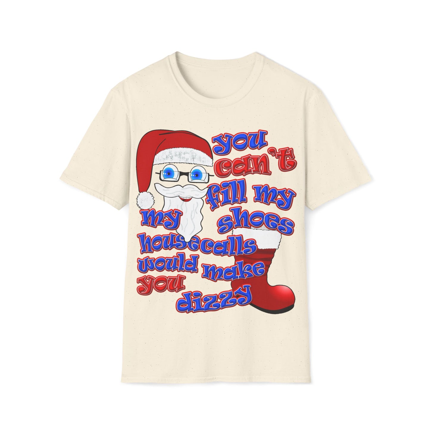 santa's shoes - Unisex Softstyle T-Shirt