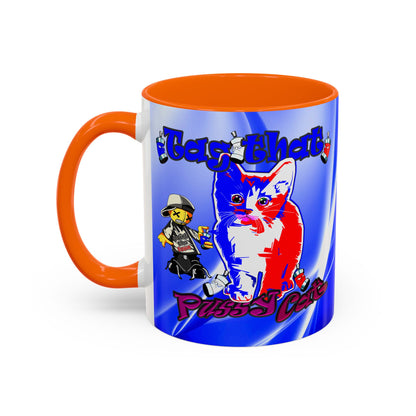 tag that - Accent Mug (blue-white wave)