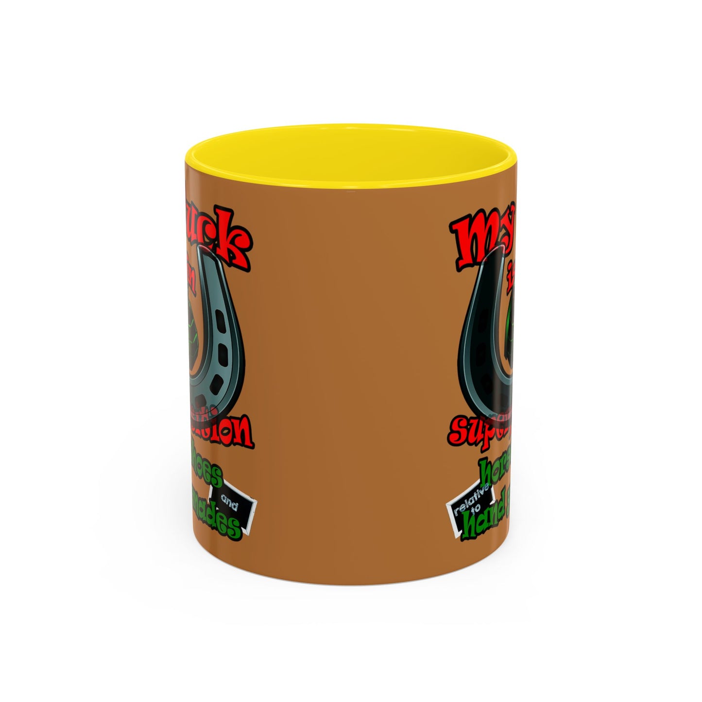 my luck - Accent Mug (light brown)