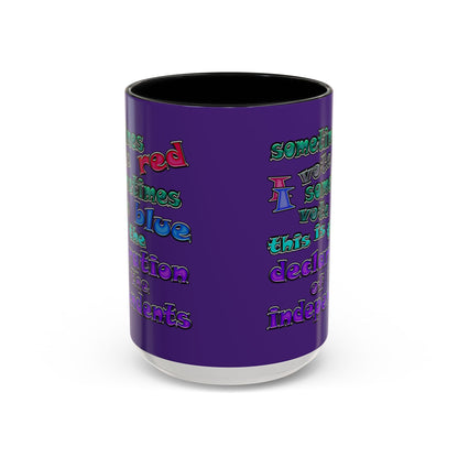 declaration of the independents - Accent Mug (purple)