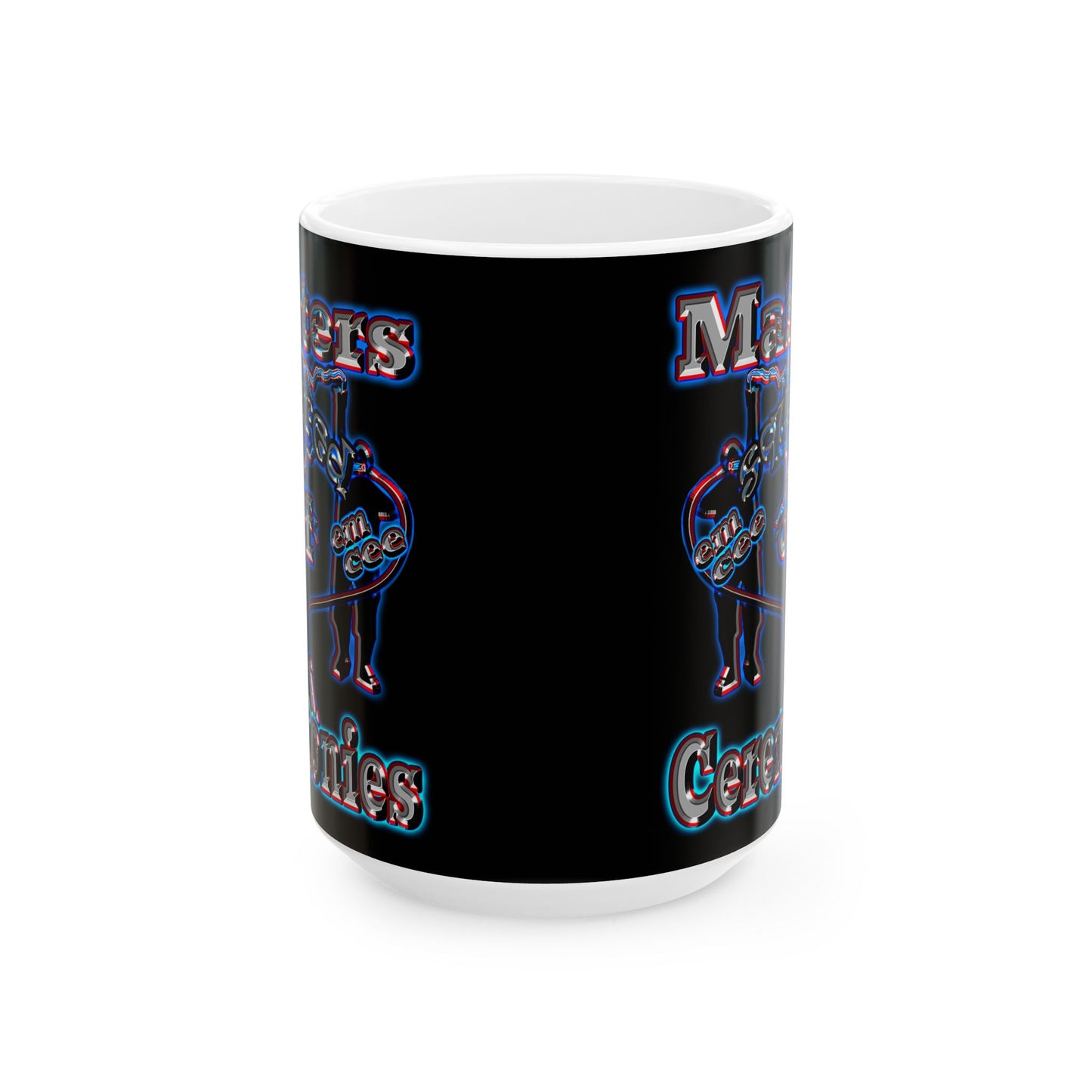 em cee squared - White Mug (black)