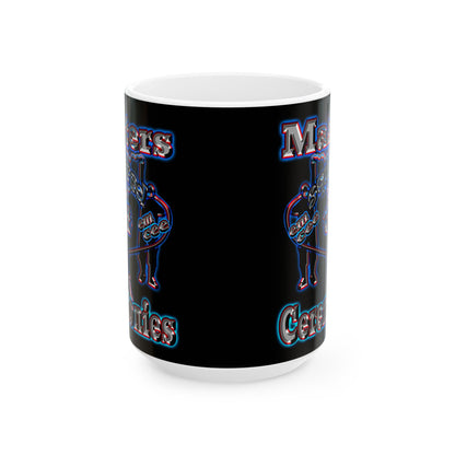 em cee squared - White Mug (black)