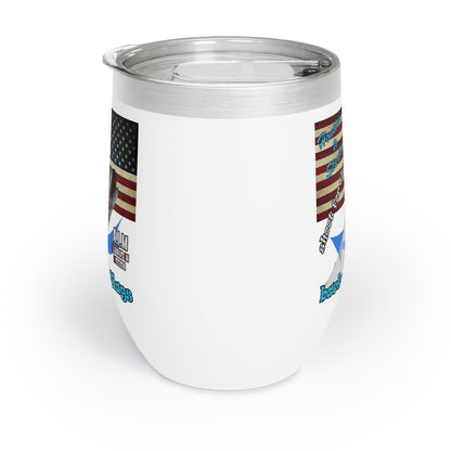 shoot for the stars - Chill Wine Tumbler