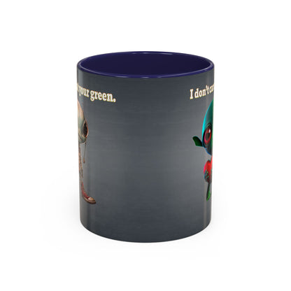 I don't care that your grey - Accent Mug (grey-light grey)