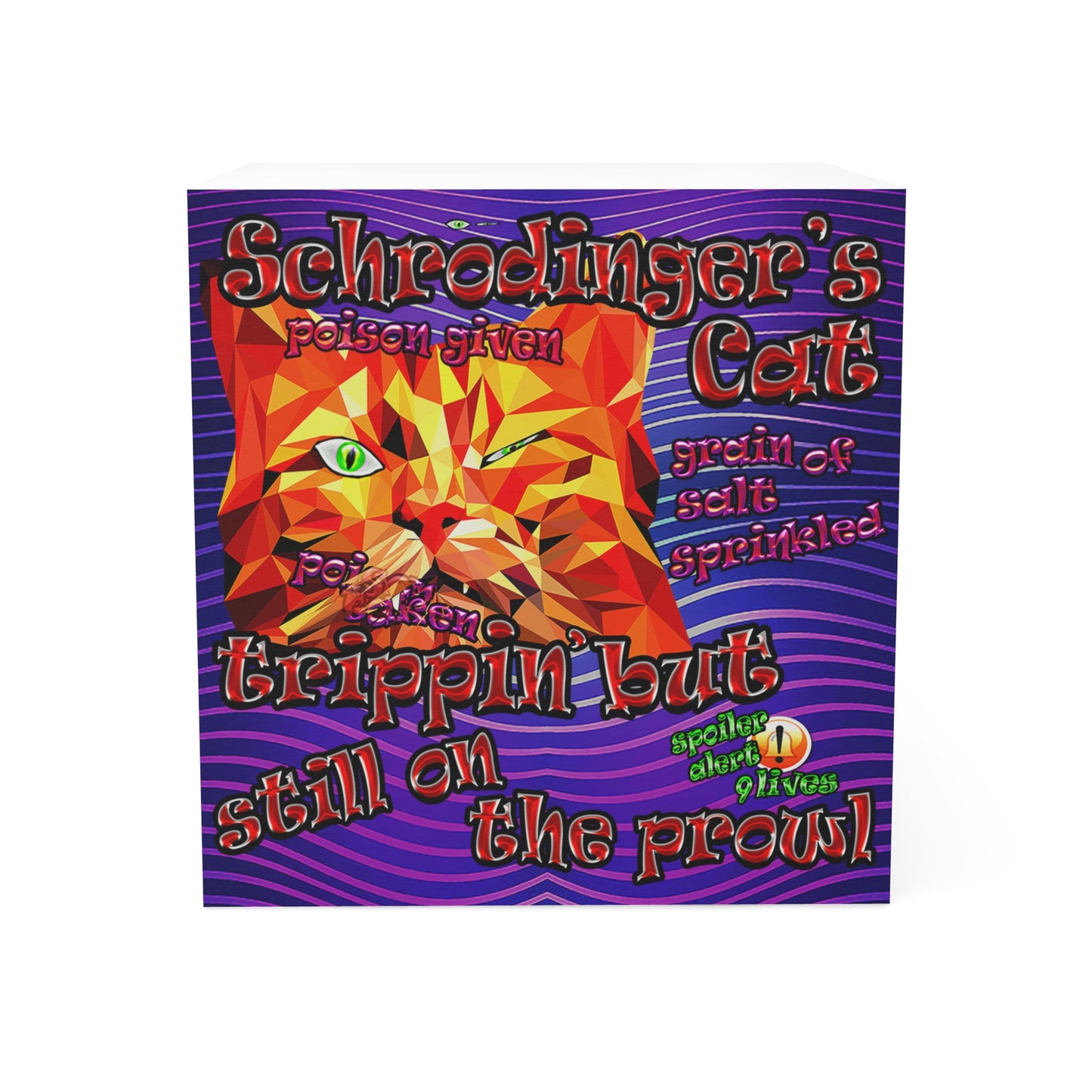 schrodinger's cat - note cube (purple wave)