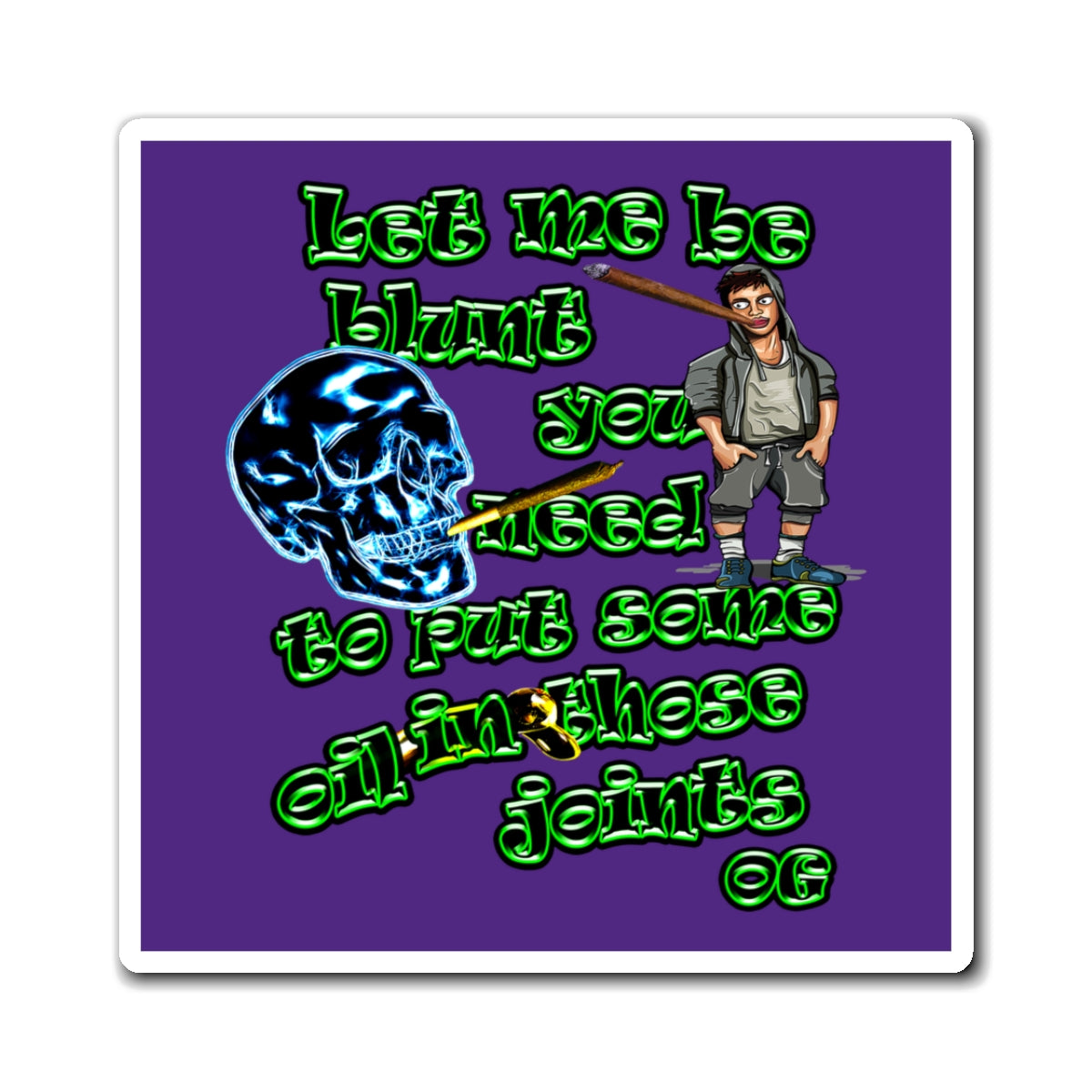 og - Magnets - (purple)