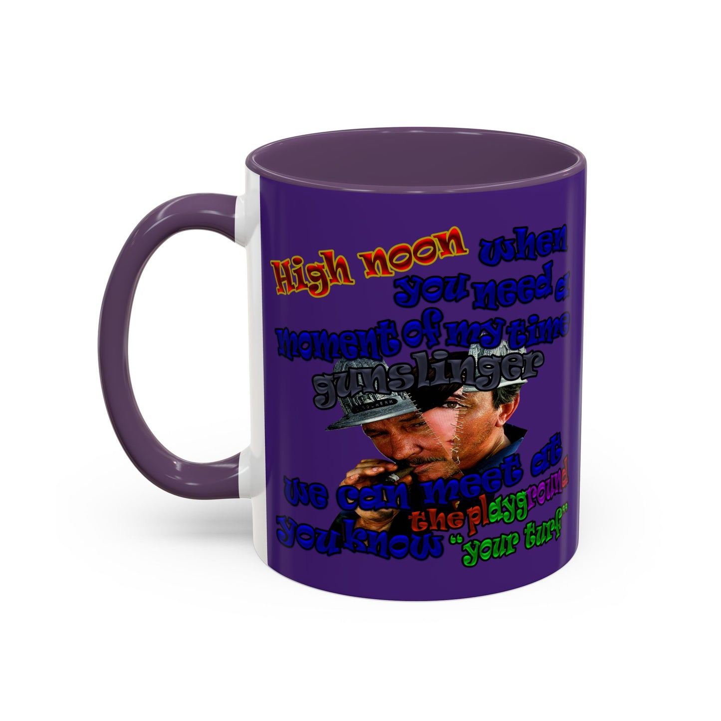 high noon - Accent Mug (purple)