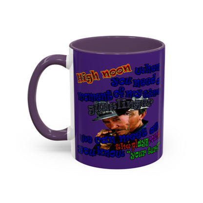 high noon - Accent Mug (purple)