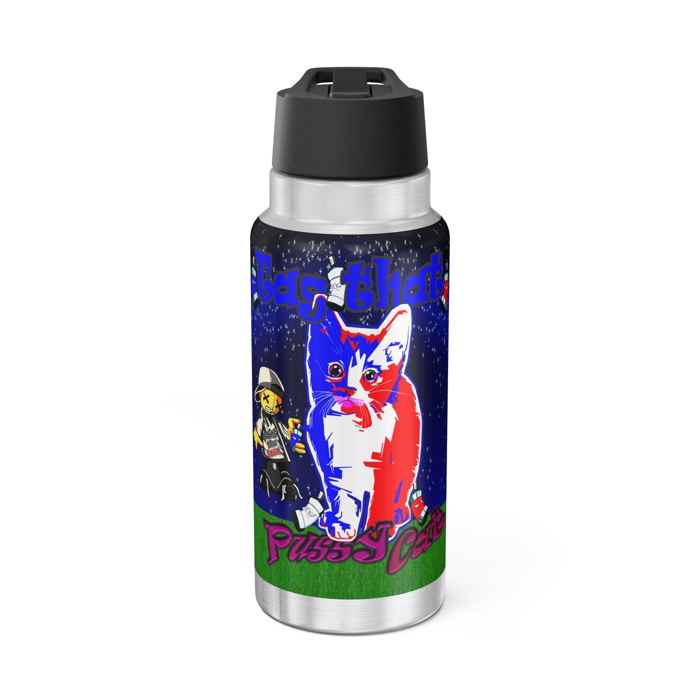 tag that - Gator Tumbler, 32oz  ('snoops' background)