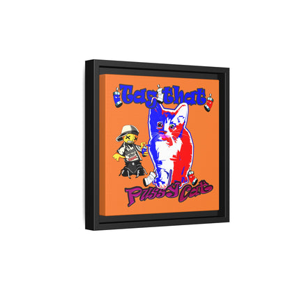 tag that - framed canvas art (crusta)