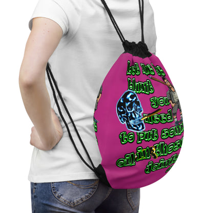 og - Drawstring Bag (pink)