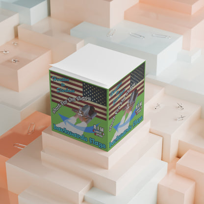 shoot for the stars - note cube (green)