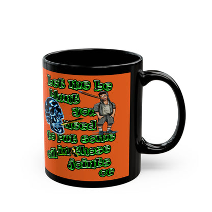 og - Black Mug (orange)