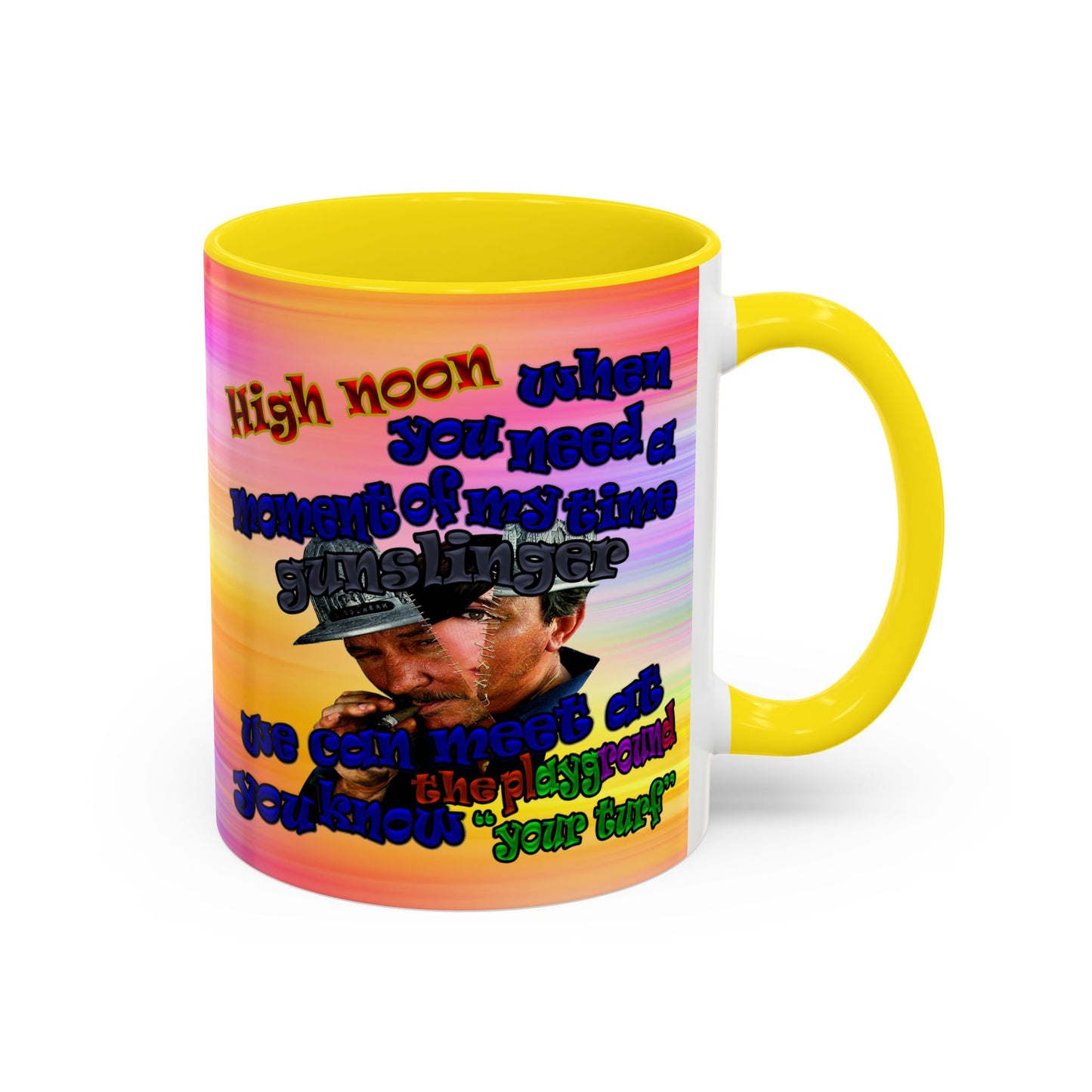 high noon - Accent Mug (color blur)