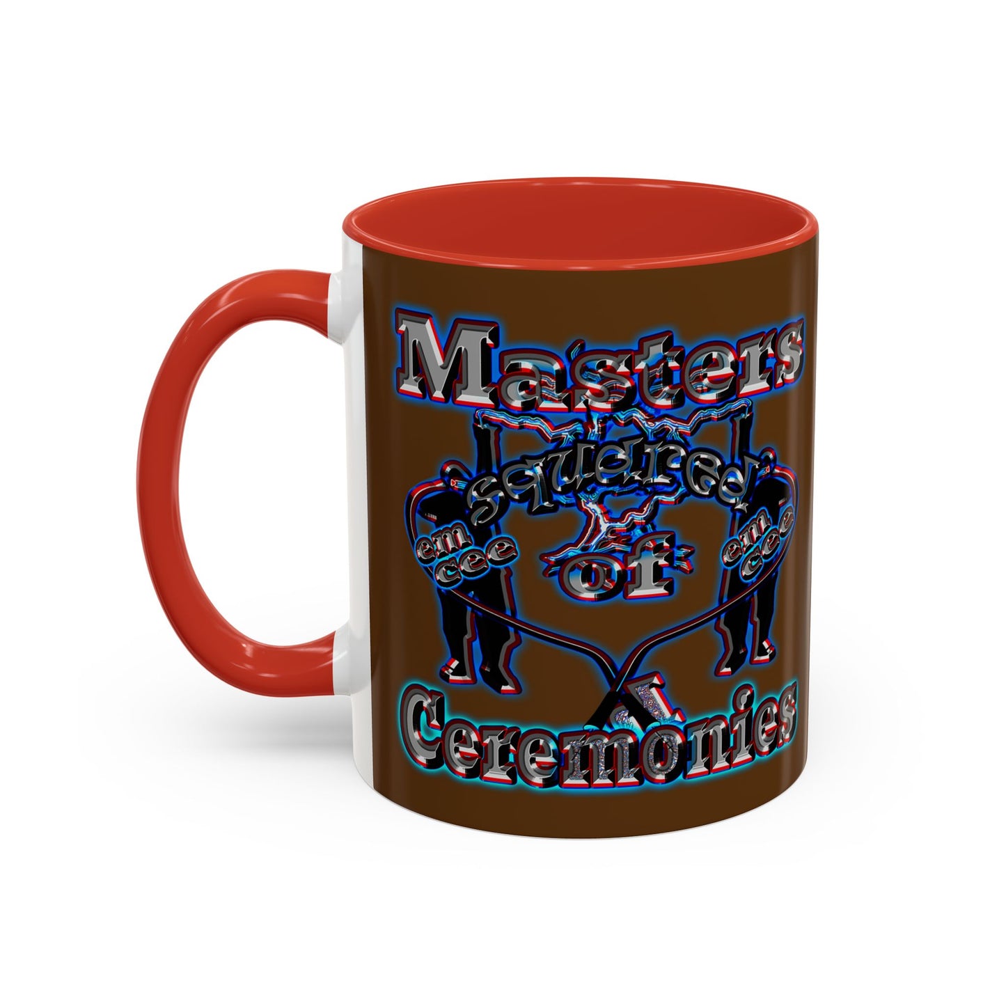 em cee squared - Accent Mug (brown)