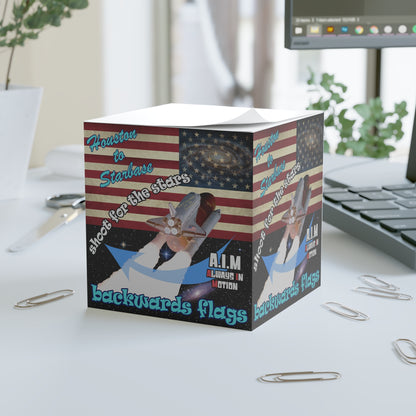 shoot for the stars - note cube