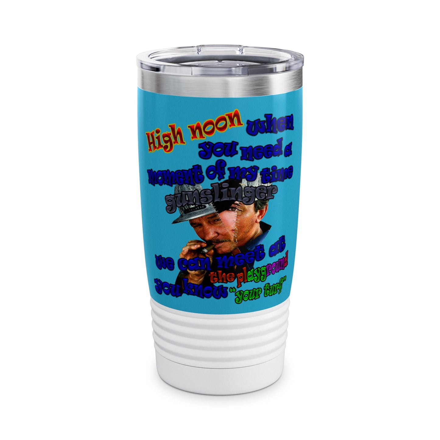 high noon - Ringneck Tumbler, 20oz (turquoise)
