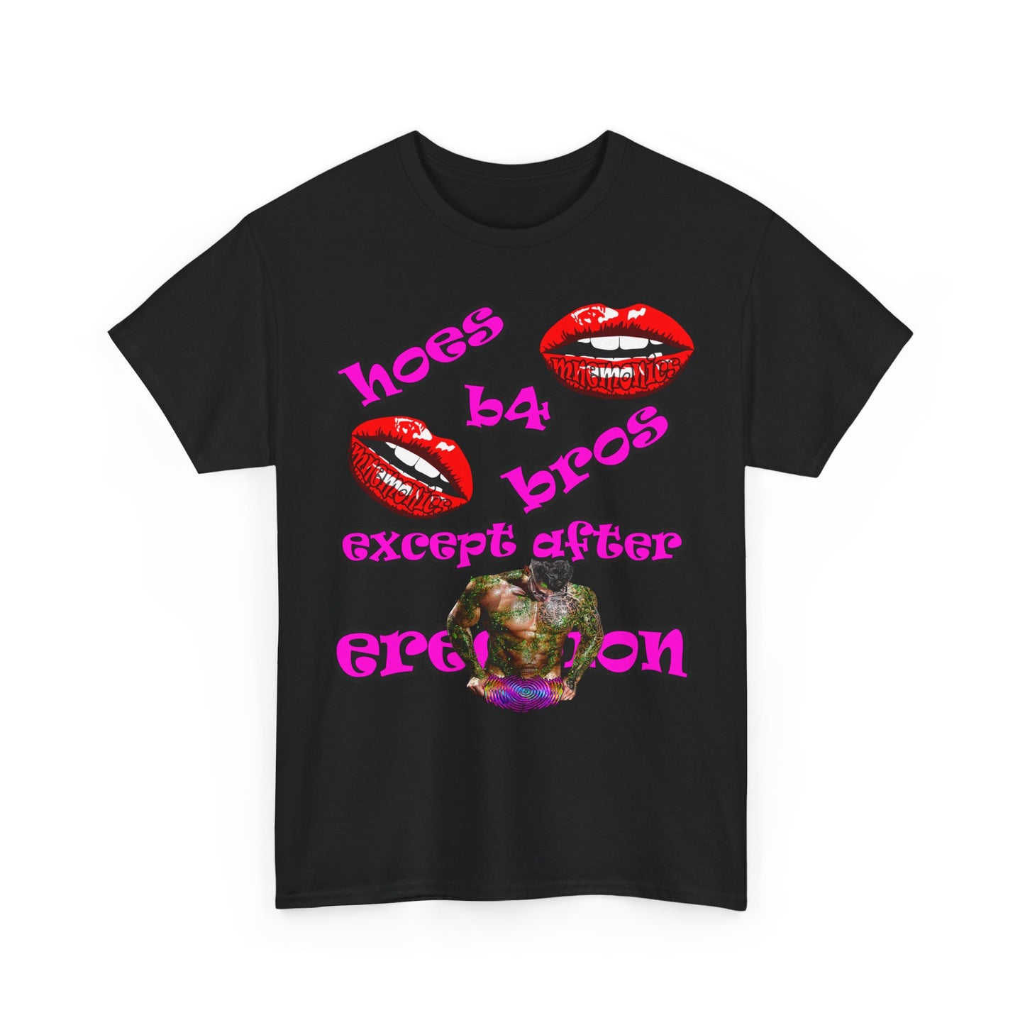 hoes b4 bros - Unisex Heavy Cotton Tee