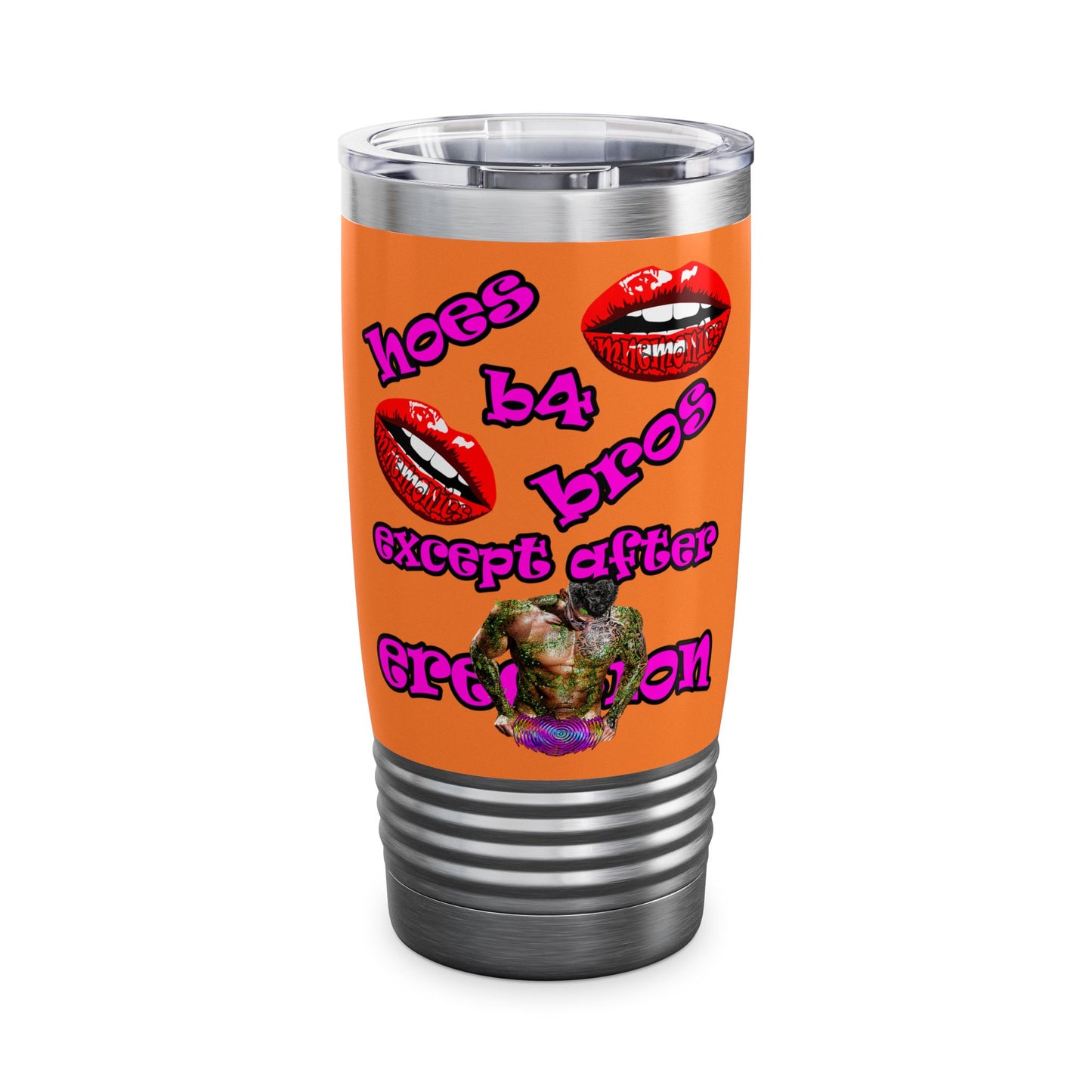 hoes b4 bros - Ringneck Tumbler, 20oz (crusta)
