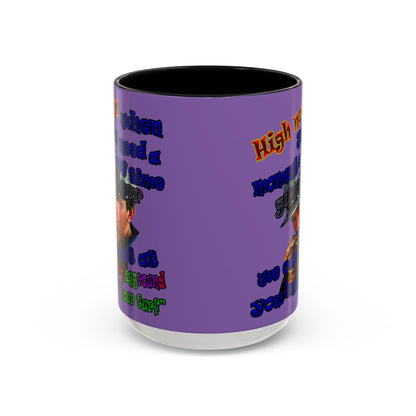 high noon - Accent Mug (light purple)