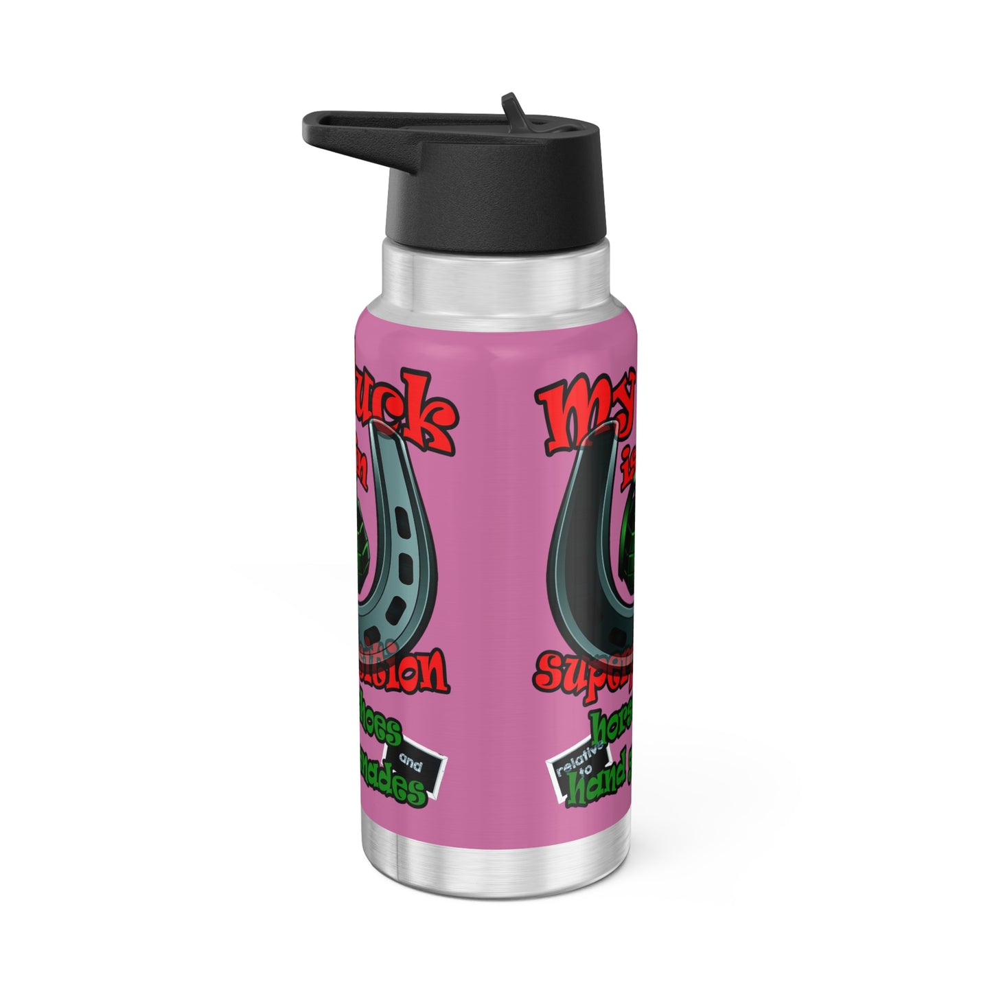 my luck - Gator Tumbler, 32oz (light pink)
