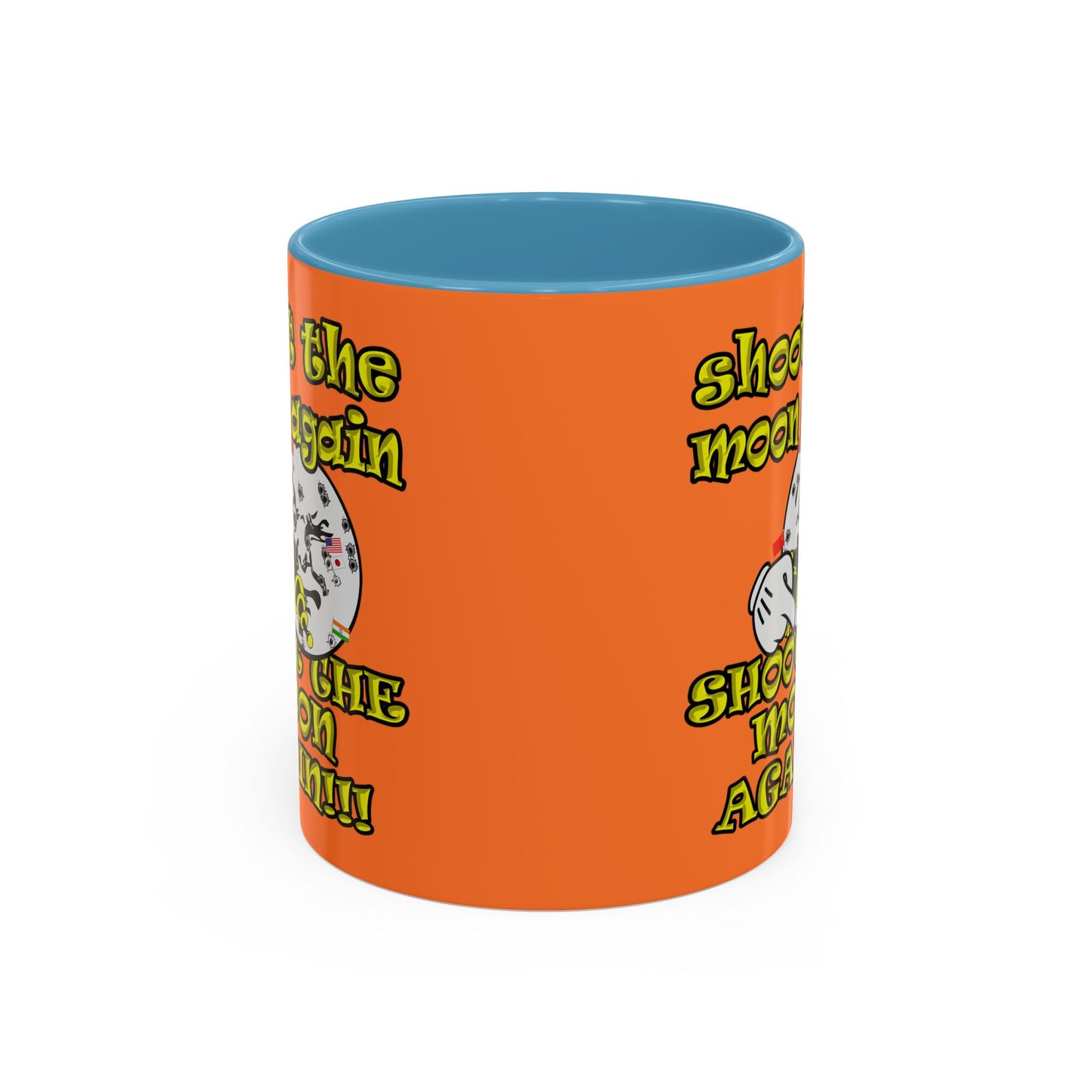 shoot the moon again - Accent Mug (crusta)
