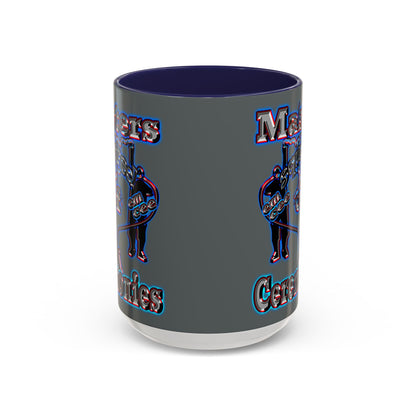 em cee squared - Accent Mug (dark grey)