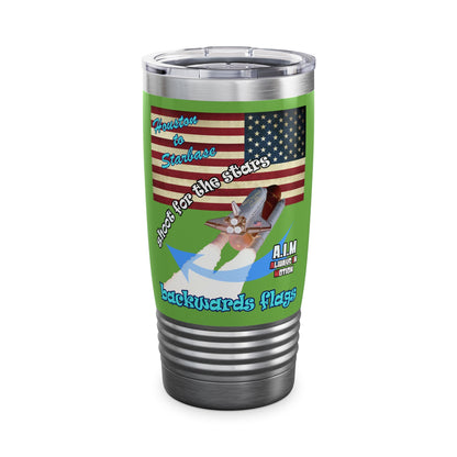 shoot for the stars - Ringneck Tumbler, 20oz (green)