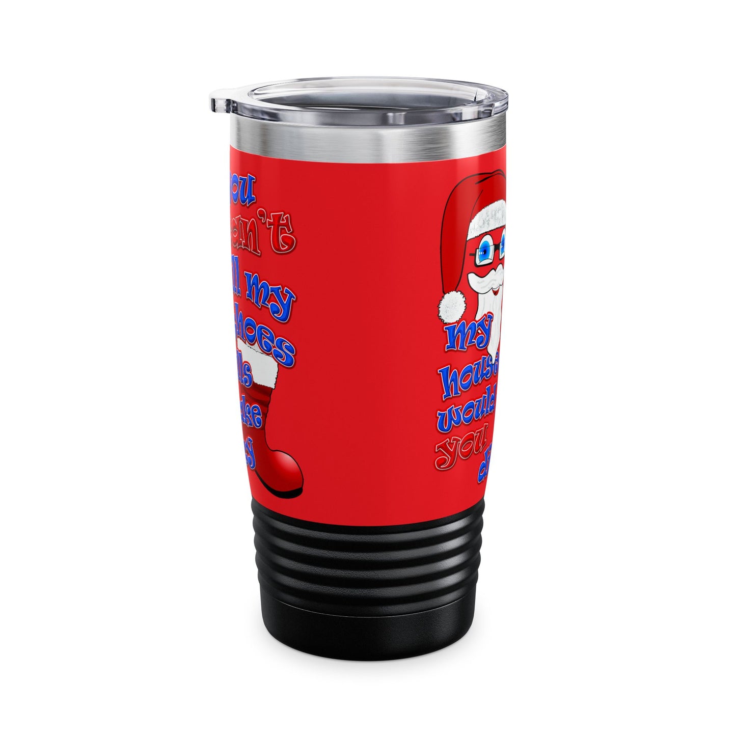 santa's shoes - Ringneck Tumbler, 20oz (red)