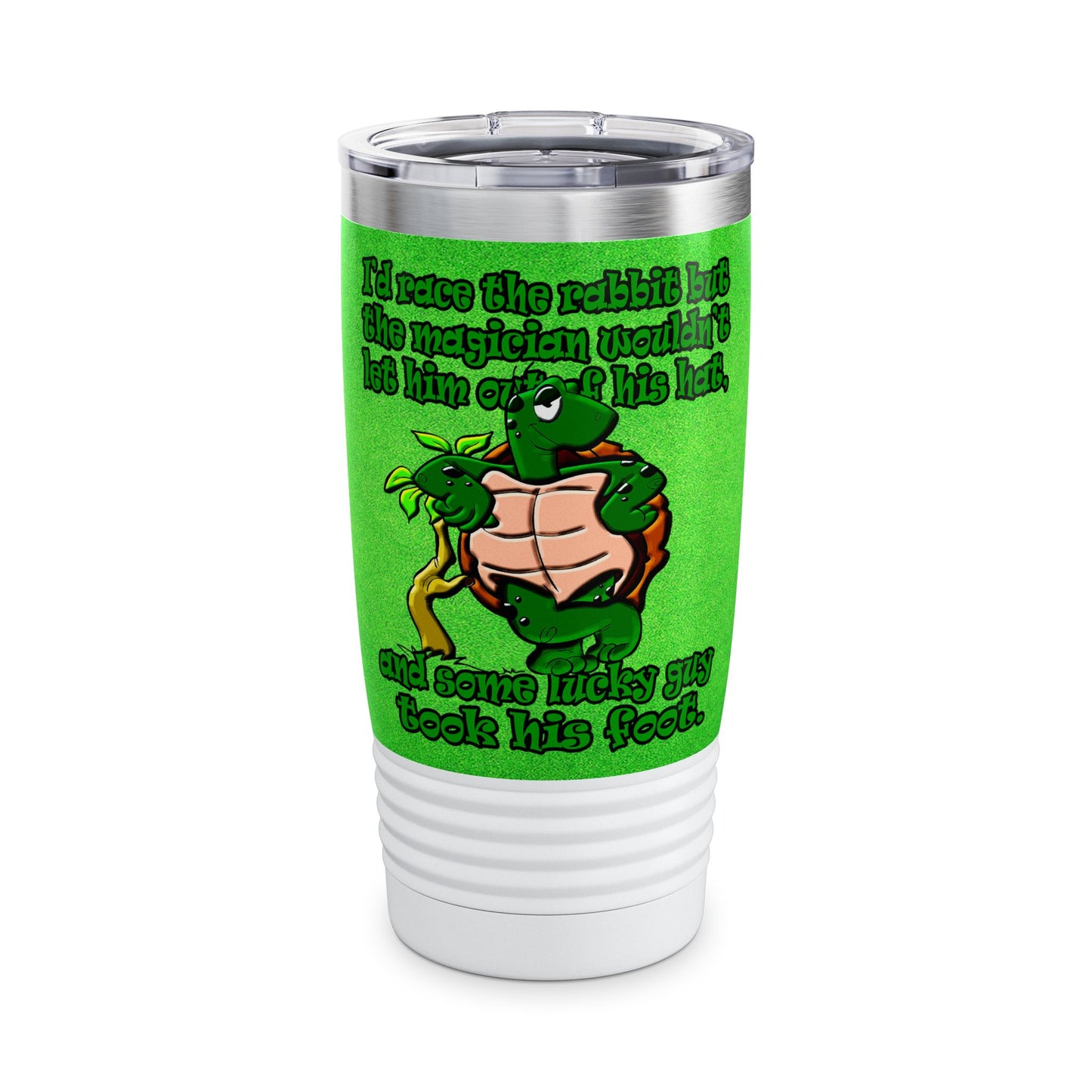 turtle race - Ringneck Tumbler, 20oz (green turf)
