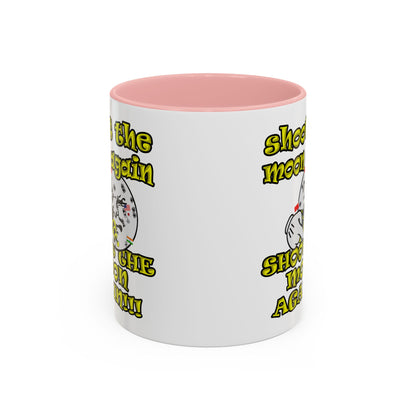 shoot the moon again - Accent Mug (white)