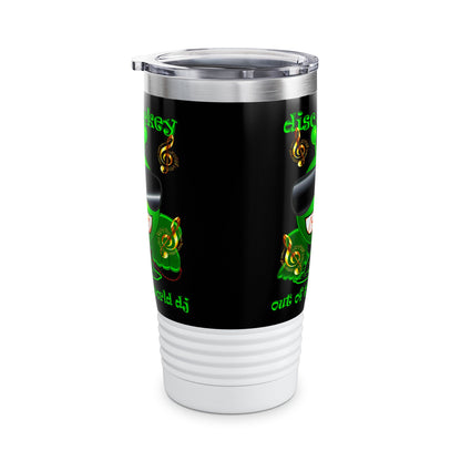 disc jockey - Ringneck Tumbler, 20oz (black)
