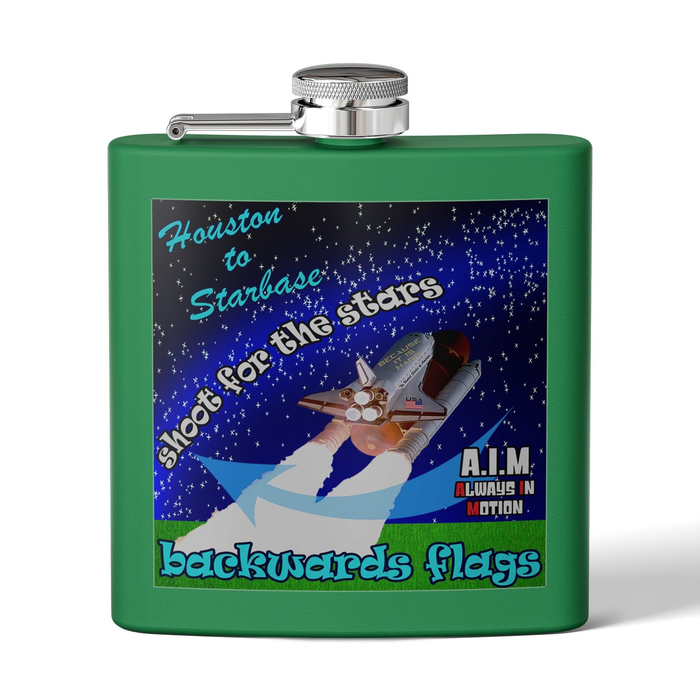 shoot for the stars - Stainless Steel Flask