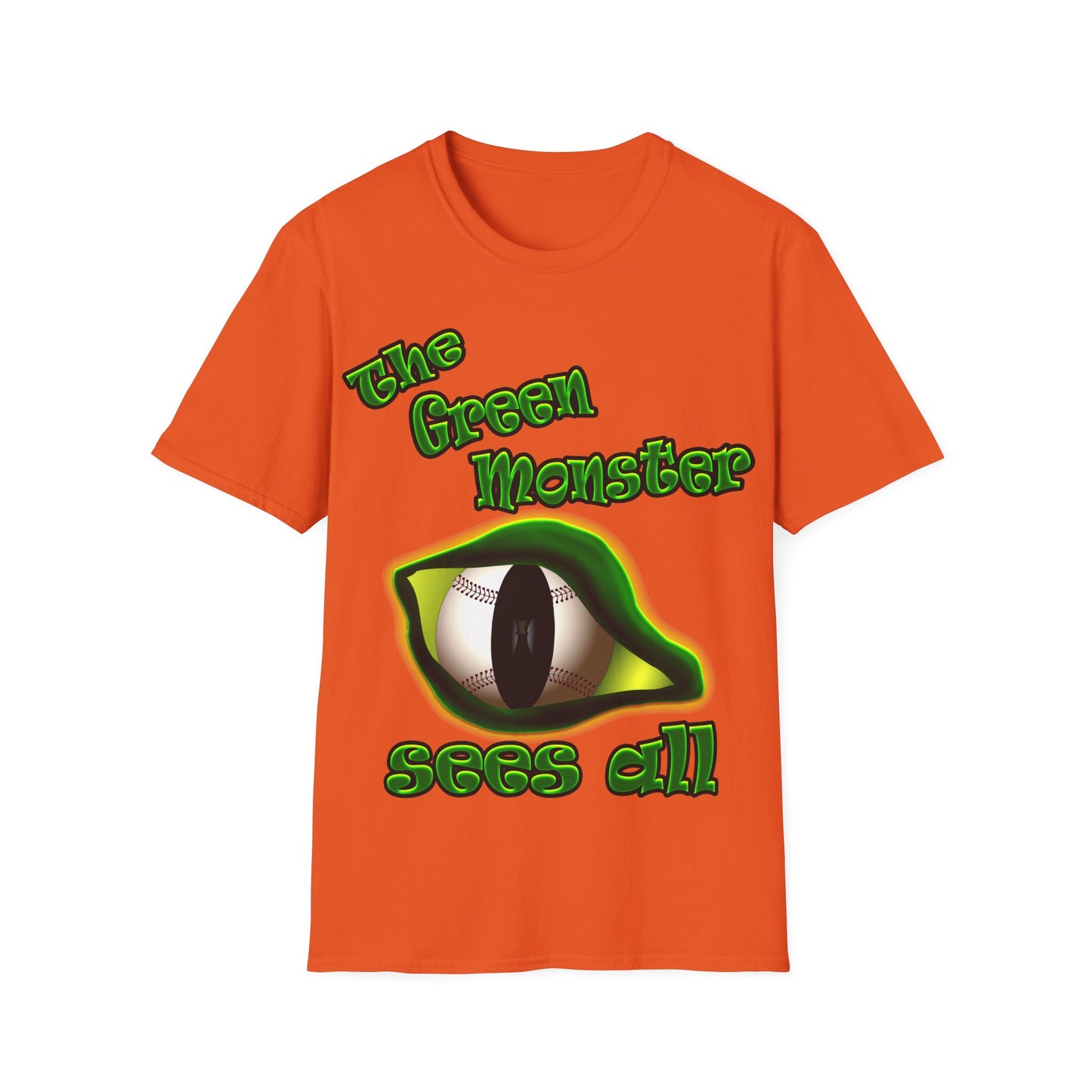 green monster - Unisex Softstyle T-Shirt