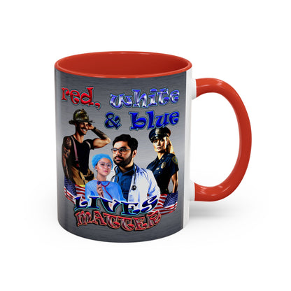rw&b lives matter - Accent Mug (brushed nickel)