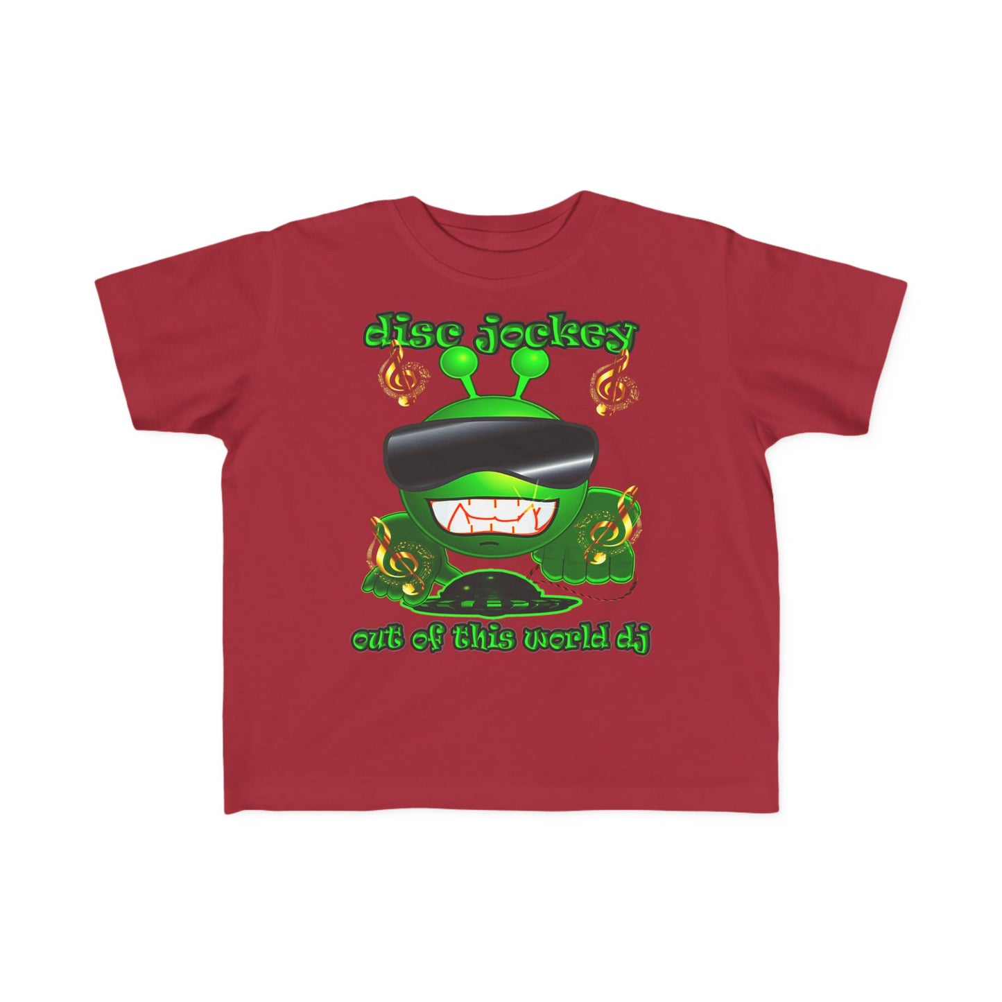 disc jockey - Toddler's Fine Jersey Tee