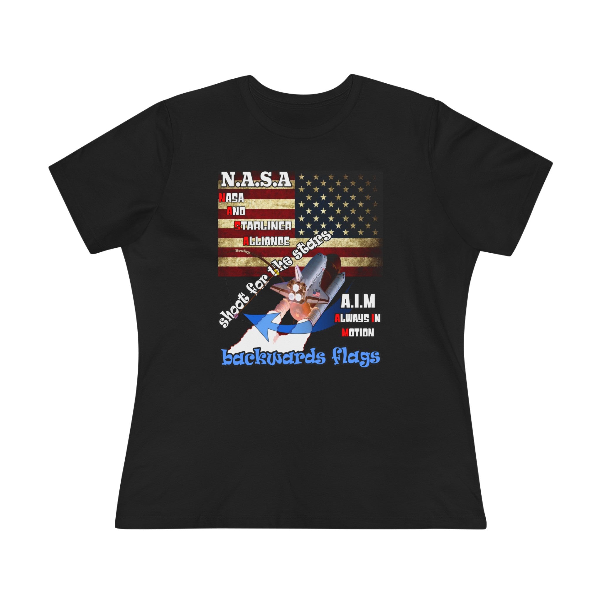 shoot for the stars(starliner) - Women's Premium Tee