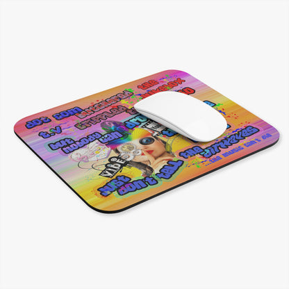 drop the beat - Mouse Pad (Rectangle) (color blur)