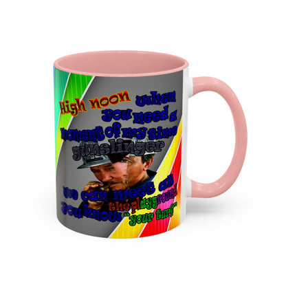 high noon - Accent Mug (rainbow split)