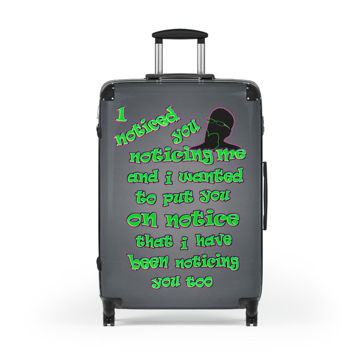 noticed you noticing - Suitcase (grey-light grey)