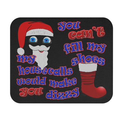 santa's shoes - Mouse Pad (Rectangle) (black)