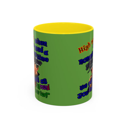 high noon - Accent Mug (green)