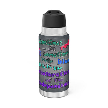 declaration of the independents - Gator Tumbler, 32oz  (grey-light grey)