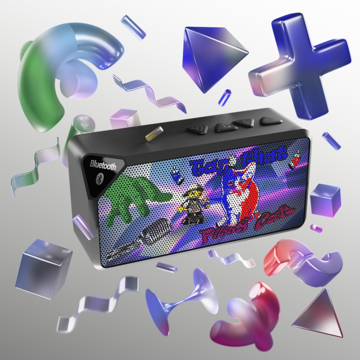 tag that - Jabba Bluetooth Speaker (grey-pink wave)