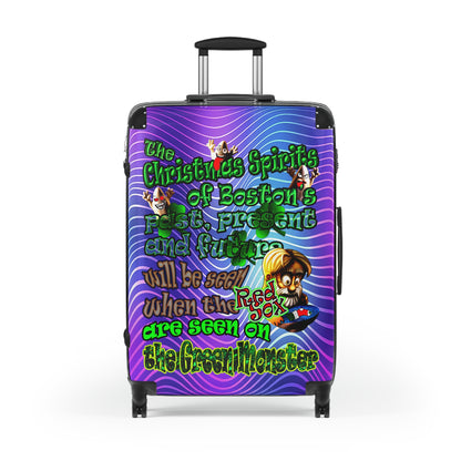 christmas spirits of boston - Suitcase (purple wave)