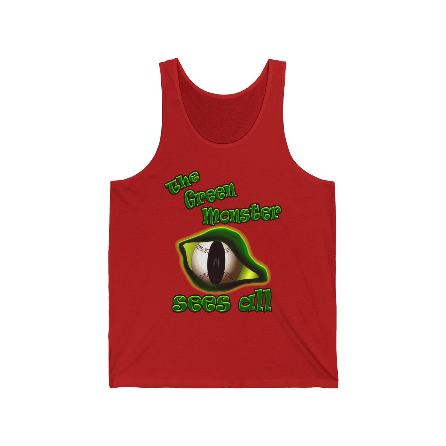 green monster - Unisex Jersey Tank