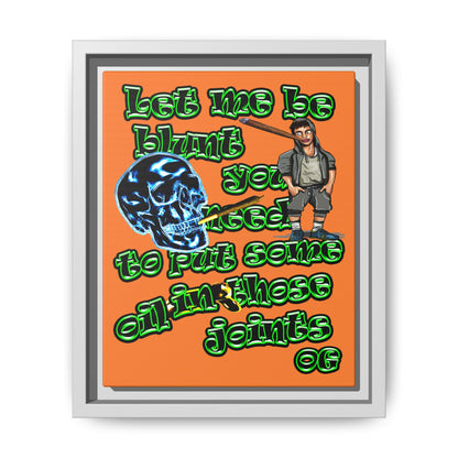 og - framed canvas art (crusta)